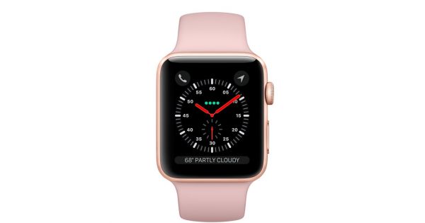 Apple Watch Series 3 Lte 38 Mm Zolotistyj Alyuminij Rozovyj Pesok Mqjq2 Kupit V Internet Magazine 5 Zvyozd