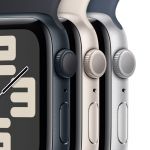 Apple Watch SE 2 40 мм, корпус из алюминия цвета «сияющая звезда», спортивный браслет цвета «сияющая звезда»