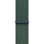 Apple Watch SE 2 44 мм (алюминиевый корпус, звездный свет/зеленый, нейлоновый ремешок)