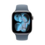 Apple Watch Series 11 42 mm, Space Grey Aluminium Anchor Blue Sport Band