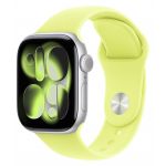 Apple Watch Series 11 42 mm, Silver Aluminium Neon Yellow Sport Band