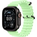 Apple Watch Ultra 3 LTE 49 мм (титановый корпус, черный/салатовый, ремешок из эластомера)