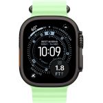 Apple Watch Ultra 3 LTE 49 мм (титановый корпус, черный/салатовый, ремешок из эластомера)