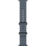 Apple Watch Ultra 3 LTE 49 мм (титановый корпус, черный/синий, ремешок из эластомера)