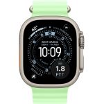 Apple Watch Ultra 3 LTE 49 мм (титановый корпус, природный/салатовый, ремешок из эластомера)