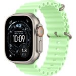 Apple Watch Ultra 3 LTE 49 мм (титановый корпус, природный/салатовый, ремешок из эластомера)