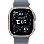 Apple Watch Ultra 3 LTE 49 мм (титановый корпус, природный/синий, ремешок из эластомера)