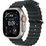 Apple Watch Ultra 3 LTE 49 мм (титановый корпус, природный/черный, ремешок из эластомера)