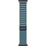 Apple Watch Ultra 3 LTE 49 мм (титановый корпус, черный/голубой, текстильный ремешок)