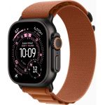 Apple Watch Ultra 3 LTE 49 мм (титановый корпус, черный/терракота, текстильный ремешок)