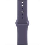 Apple Watch Series 11 42 мм (алюминиевый корпус, серебристый/фиолетовый туман, спортивный силиконовый ремешок)