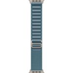Apple Watch Ultra 3 LTE 49 мм (титановый корпус, природный/голубой, текстильный ремешок размера)